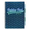 Caiet cu spirala si separatoare Pukka Pad Project Book Glee dictando A4, albastru inchis 3004-GLE