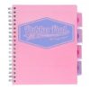 Caiet cu spirala si 5 separatoare Pukka Pad Project Book Pastel, coperti PP, 200pag Matematica, B5, hartie 80g 3032S(PK)-PST