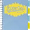 Caiet cu spirala si 5 separatoare Pukka Pad Project Book Pastel, coperti PP, 200 pag Matematica, B5, hartie 80g 3032S(BE)-PST
