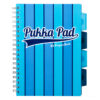 Caiet cu spirala si separatoare Pukka Pad Project Book Vogue matematica B5 albastru 8620-VOG(SQ)