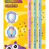 Blister Creioane Strigo HB PASTEL X3 + guma NEON SSC150X3+SSC002