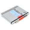 Caiet cu spirala si separatoare Pukka Pad A5 Executive Metallic Project Book, 200file, 80 g, coperti cartonate, 6336-MET(2)
