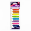 Etichete indexare Strigo adezive 8 paduri 45x12mm 120 file neon SSN011