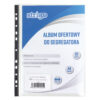 Album 20 folii protectie A4 Strigo, perforatii biblioraft, transparent SF024