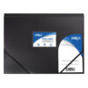 Mapa Strigo A4 cu elastic, negru SF025