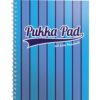 Caiet cu spirala Pukka Pad Vogue dictando A4, albastru 8542-VOG