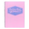 Caiet cu spirala Pukka Pad Pastel Jotta dictando A4 pink 8628(PK)-PST