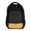Ghiozdan Strigo Misty+ Black Honeycomb PL008, 24L, 39X27X18cm