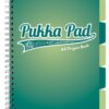 Caiet cu spirala si separatoare Pukka Pad Project Book, format A4, matematica, hartie 80g, 3104(DL)-WPC