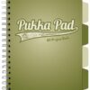 Caiet cu spirala si separatoare Pukka Pad Project Book, format B5,  matematica, hartie 80g, 3105(OE)-WPC