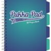 Caiet cu spirala si separatoare Pukka Pad Project Book, format B5, matematica, hartie 80g, 3110(BE)-WPC