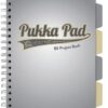 Caiet cu spirala si separatoare Pukka Pad Project Book, format B5, matematica, hartie 80g, 3112(GY)-WPC