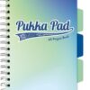 Caiet cu spirala si separatoare Pukka Pad Project Book, format A5, matematica, hartie 80g, 3117(SM)-WPC