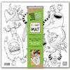 PLANȘĂ FUNNY MAT - MONSTRII HAIOSI + CADOU SET INSTRUMENTE DE COLORAT, SFU400