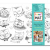 PLANȘĂ FUNNY MAT - BUFNITELE HAIOASE + CADOU SET INSTRUMENTE DE COLORAT, SFU1004