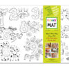 PLANȘĂ FUNNY MAT - NUMERE + CADOU SET INSTRUMENTE DE COLORAT, SFU1005