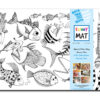 PLANȘĂ FUNNY MAT - PESTI + CADOU SET INSTRUMENTE DE COLORAT, SFU1007