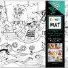 PLANȘĂ FUNNY MAT - PIRATI + CADOU SET INSTRUMENTE DE COLORAT, SFU1041