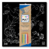 PLANȘĂ FUNNY MAT  NEAGRA - OCEAN + Cadou set creta, SFU1045
