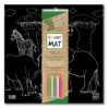 PLANȘĂ FUNNY MAT NEAGRA - SAVANA + Cadou set creta, SFU1046