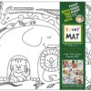 PLANȘĂ FUNNY MAT - PRIETENI SALBATICI + CADOU SET INSTRUMENTE DE COLORAT, SFU1055