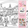 PLANȘĂ FUNNY MAT - PATISERIE + CADOU SET INSTRUMENTE DE COLORAT, SFU1061