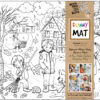 PLANȘĂ FUNNY MAT -  TOAMNA + CADOU SET INSTRUMENTE DE COLORAT SFU1068