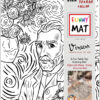 PLANȘĂ FUNNY MAT - VINCENT VAN GOGH + CADOU SET INSTRUMENTE DE COLORAT, SFU1253
