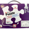 FUNNY MAT PUZZLE - ANIMALE DRAGUTE 2 - 12 PIESE- IN GENTUTA+ CADOU SET INSTRUMENTE DE COLORAT, SFU3150