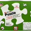 FUNNY MAT PUZZLE - ERA DINOZAURILOR - 12 PIESE- IN GENTUTA+ CADOU SET INSTRUMENTE DE COLORAT, SFU3151