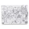 PLANȘĂ FUNNY MAT PRINTESE SI LOCUL DE JOACA  25x35cm + CADOU SET INSTRUMENTE DE COLORAT, 4141