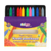 Creioane colorate Strigo triunghiulare, plastic, 12 culori SSC399