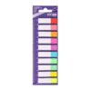 Etichete Indexare Strigo cu riglă 10x20 file, 10 culori Neon, 45x12mm SSN037