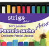 Pasteluri uscate Strigo 12 culori, sectiune patrata SSC397