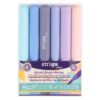 Markere acrilice Strigo tip pensula, 6 culori, SSC431