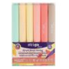 Markere acrilice Strigo tip pensula, 6 culori, SSC432
