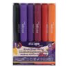 Markere acrilice Strigo tip pensula, 6 culori, SSC434