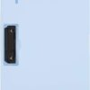 Clipboard Strigo vertical A4 cu clip metalic lateral, suport stilou, albastru deschis SF055