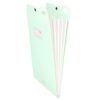 Organizator Strigo, PP, A4, vertical, 5 separatoare, inchidere capsa, menta SF068