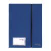 Mapa Strigo, PP, A4, cu elastic, 20 folii protectie albastru inchis SF087