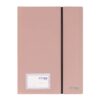 Mapa Strigo, PP, A4, cu elastic, 20 folii protectie roz deschis SF088