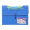 Mapa Strigo Plastic Extensibil A5, 6 Compartimente, albastru SF100