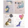 Set 4 pungi hartie 26x12(h)x32cm 210 gsm. PART019