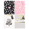 Set 4 pungi hartie 18x23(h)x10cm 210 gsm. PART027