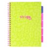 Caiet cu spirala si separatoare, STRIGO PADS Project Book Neon A4, Matematica, PADS010
