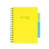 Caiet cu spirala si separatoare, STRIGO PADS Project Book Neon A5, Matematica, PADS017