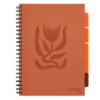 Caiet cu spirala si separatoare, STRIGO PADS Project Book Floral A4, Matematica, PADS043