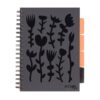 Caiet cu spirala si separatoare, STRIGO PADS Project Book Floral B5, Matematica, PADS045