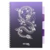 Caiet cu spirala si separatoare, STRIGO PADS Project Book DRAGON, A4, Matematica, PADS050