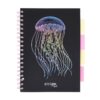 Caiet cu spirala si separatoare, STRIGO PADS Project Book MEDUZA, B5, Matematica, PADS052